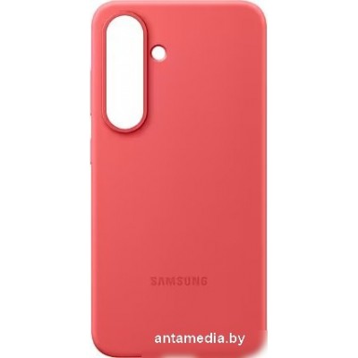 Чехол для телефона Samsung Silicone Case Galaxy S25 (красный)