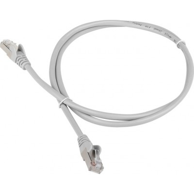 Кабель TWT 45-45-1.5/S6-GY RJ45 - RJ45 (1.5 м, серый)