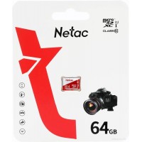 Карта памяти Netac microSDXC P500 ECO 64GB