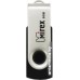 USB Flash Mirex SWIVEL RUBBER BLACK 8GB (13600-FMURUS08)