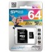 Карта памяти Silicon-Power microSDXC Elite UHS-1 (Class 10) 64 GB (SP064GBSTXBU1V10-SP)