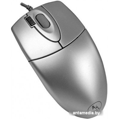 Мышь A4Tech OP-620D (серебристый)