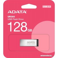 USB Flash ADATA UR350 128GB UR350-128G-RSR/BK (серебристый/черный)