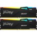 Оперативная память Kingston FURY Beast RGB 2x32ГБ DDR5 5600 МГц KF556C36BBEAK2-64