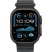 Умные часы Apple Watch Ultra 2 LTE 49 мм (титановый корпус, черный/черный, ремешок из эластомера)