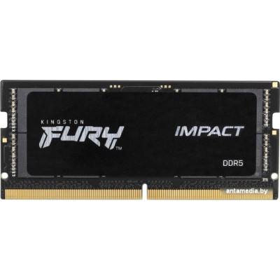 Оперативная память Kingston FURY Impact 32ГБ DDR5 SODIMM 5600 МГц KF556S40IB-32