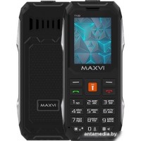 Кнопочный телефон Maxvi T100 (черный)