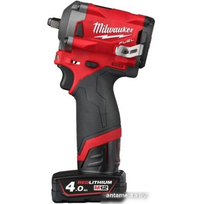 Гайковерт Milwaukee M12 FIW38-422X 4933464613 (с 2-мя АКБ, кейс)