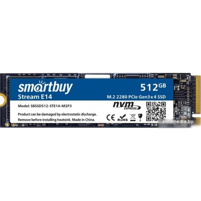 SSD SmartBuy Stream E14 512GB SBSSD512-STE14-M2P3