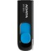 USB Flash A-Data DashDrive UV128 Black/Blue 128GB (AUV128-128G-RBE)