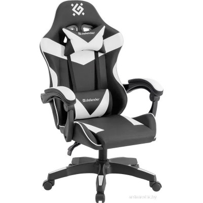 Игровое (геймерское) кресло Defender Urana (черный/белый)