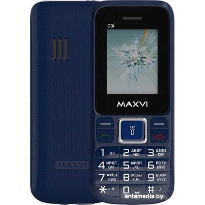 Мобильный телефон Maxvi C3i (маренго)