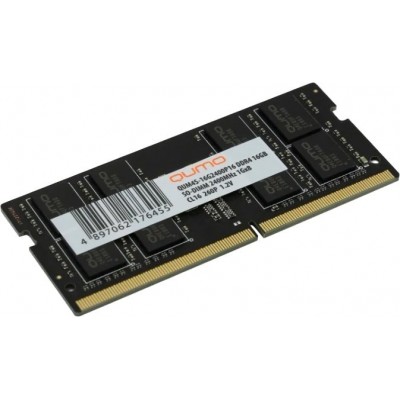 Оперативная память QUMO 16GB DDR4 SODIMM PC4-19200 QUM4S-16G2400P16