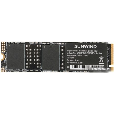 SSD SunWind NV3 SWSSD512GN3T 512GB