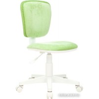 Офисное кресло Бюрократ CH-W204NX (светло-зеленый Velvet 81/пластик белый)
