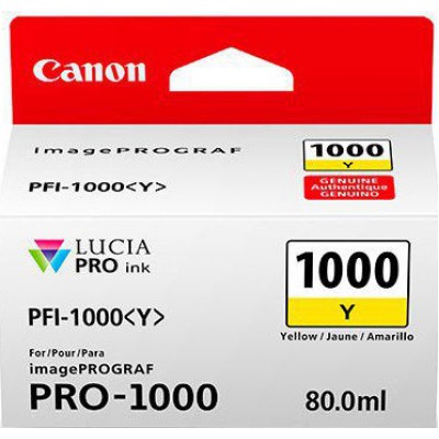 Картридж Canon PFI-1000 Y
