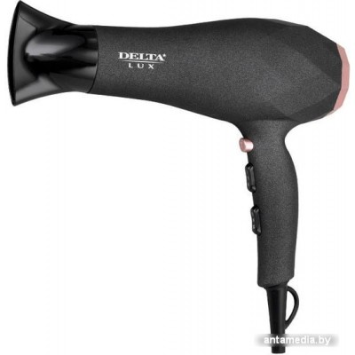Фен Delta Lux DL-0941 (черный/розовый)