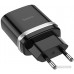 Сетевое зарядное Hoco C12Q Smart (черный)
