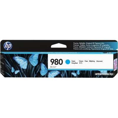 Картридж HP 980 Cyan Original Ink Cartridge (D8J07A)