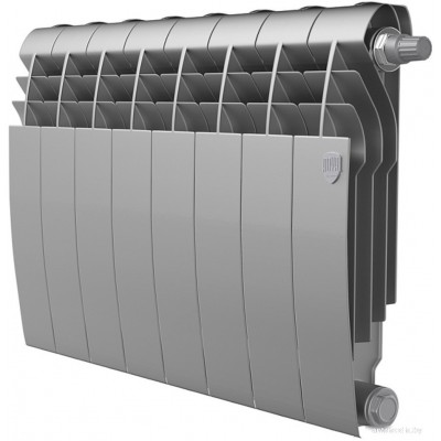 Биметаллический радиатор Royal Thermo BiLiner 350 Silver Satin VR (8 секций)