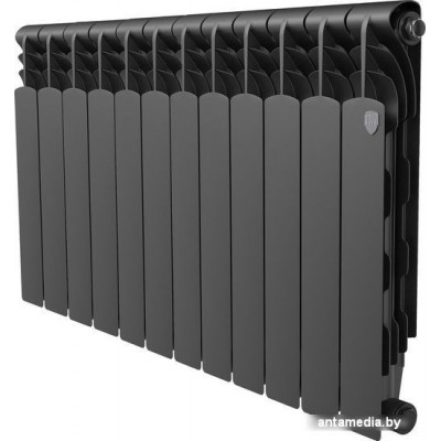 Биметаллический радиатор Royal Thermo Revolution Bimetall 500 2.0/Noir Sable (12 секций)