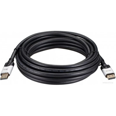 Кабель VCOM CG635-7.5M DisplayPort - DisplayPort (7.5 м, черный/серый)