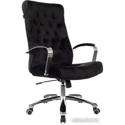 Офисное кресло Бюрократ T-9928SL Fabric (черный Italia Black/крестовина металл хром)