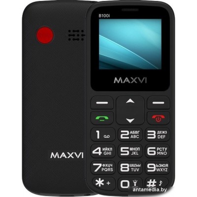 Телефон Maxvi B100i (черный) Телефон Maxvi B100i (черный)