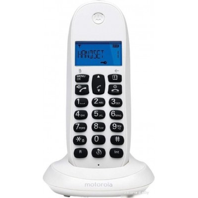 Радиотелефон Motorola C1001CB+ (белый)