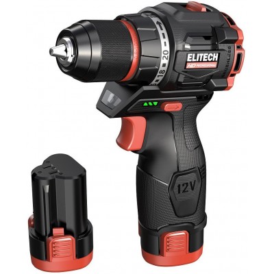 Дрель-шуруповерт ELITECH CD 12L2 E2201.038.01 (с 2-мя АКБ, кейс) Дрель-шуруповерт ELITECH CD 12L2 E2201.038.01 (с 2-мя АКБ, кейс)