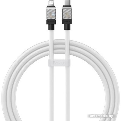 Кабель Baseus CoolPlay Series USB Type-C - Lightning (1 м, белый)