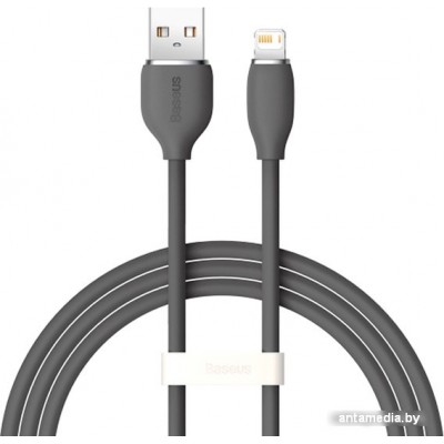 Кабель Baseus Jelly Liquid Silica Gel USB Type-A - Lightning (2 м, черный)