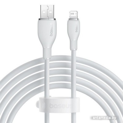 Кабель Baseus Pudding Series USB Type-A - Lightning (2 м, белый)