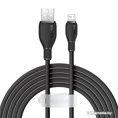 Кабель Baseus Pudding Series USB Type-A - Lightning (2 м, черный)