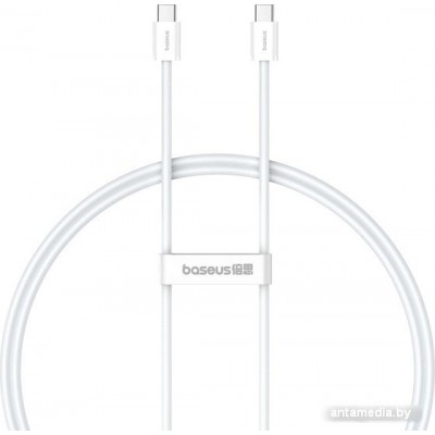 Кабель Baseus Superior Series 2 Fast Charging Data Cable 100W USB Type-C - USB Type-C (1 м, белый)