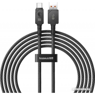 Кабель Baseus Unbreakable Series Fast Charging Data Cable 100W USB Type-A - USB Type-C (2 м, черный)