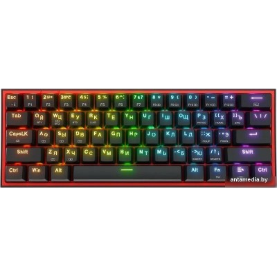 Клавиатура Redragon Fizz Pro (черный/красный)