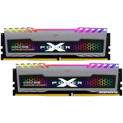 Оперативная память Silicon-Power XPower Turbine RGB 2x16GB DDR4 PC4-28800 SP032GXLZU360BDB