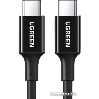 Кабель Ugreen US300 80371 USB Type-C - USB Type-C (1 м, черный)