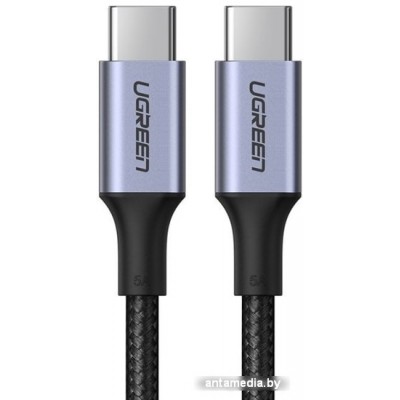 Кабель Ugreen US316 70428 USB Type-C - USB Type-C (1.5 м, черный)