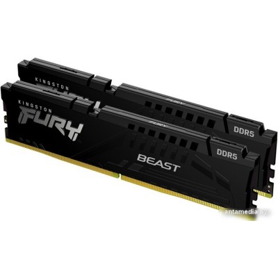 Оперативная память Kingston FURY Beast 2x32ГБ DDR5 6400 МГц KF564C32BBEK2-64