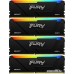 Оперативная память Kingston FURY Beast RGB 4x32ГБ DDR4 3600 МГц KF436C18BB2AK4/128