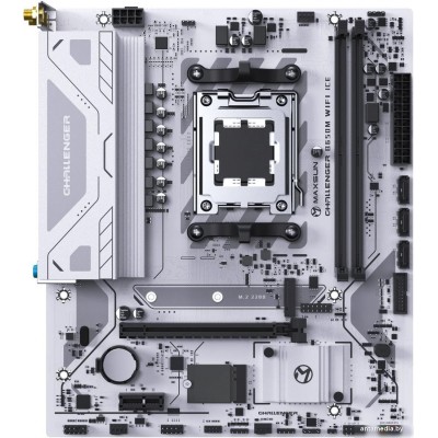 Материнская плата Maxsun Challenger B650M WiFi Ice
