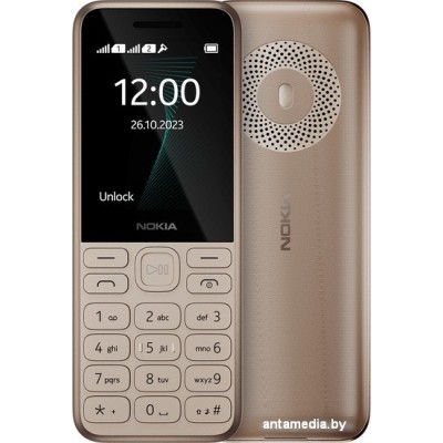 Кнопочный телефон Nokia 130 (2023) Dual SIM ТА-1576 (золотистый)