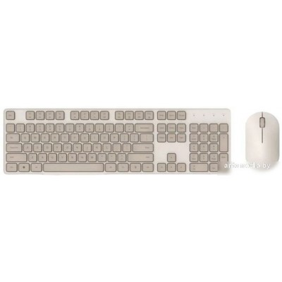 Офисный набор Xiaomi Wireless Keyboard and Mouse Set 2 WXJS02YM (бежевый)