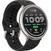 Умные часы Amazfit Active 2 (серебристый, с черным силиконовым ремешком)