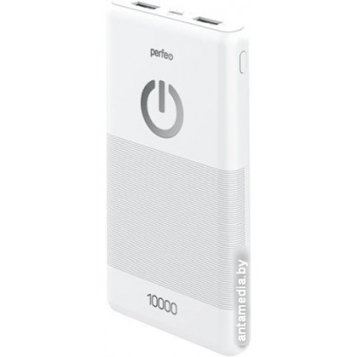 Внешний аккумулятор Perfeo Splash 10000mAh (белый)