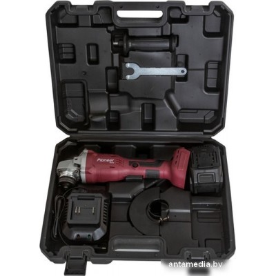 Угловая шлифмашина Pioneer Tools Master AG-M20V-125-01B USP (с 1-им АКБ, кейс)