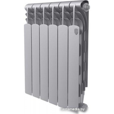 Биметаллический радиатор Royal Thermo Revolution Bimetall 500 2.0/Silver Satin (6 секций)