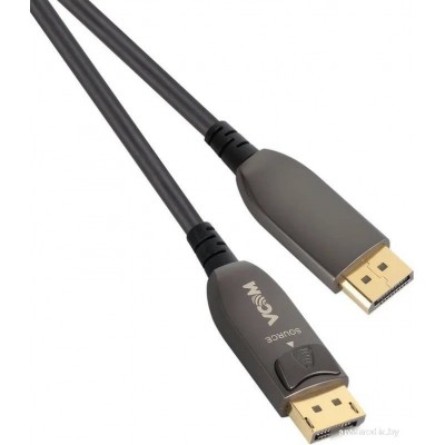 Кабель VCOM D3751-40M DisplayPort - DisplayPort (40 м, черный/коричневый)